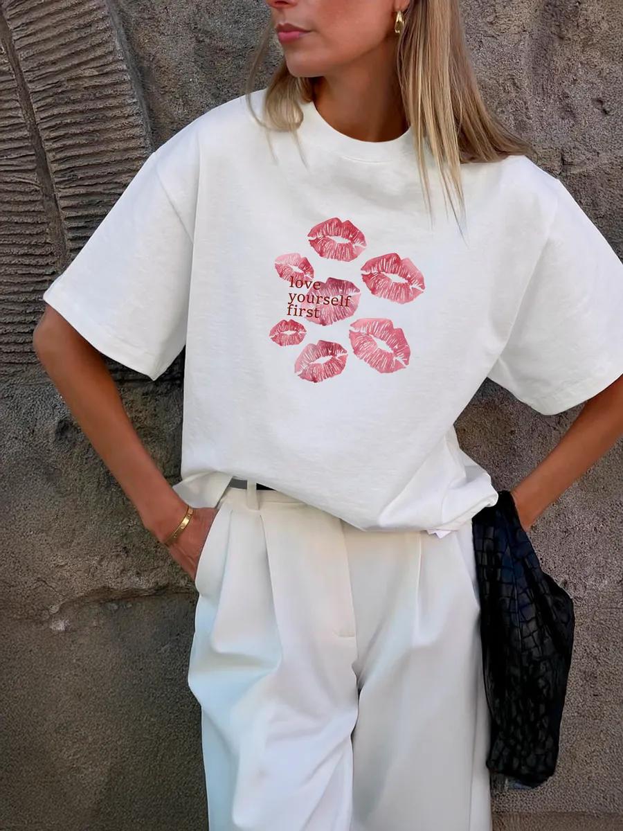 Cotton oversized T-shirt with McLaren y2k print 4XL