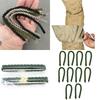 10pcs Boot Straps Militaries Leg Straps Elastic Boot Bands with Metal Hook for Outdoor Activity