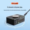 140W Multi-Port Desktop Charger with PD100W Fast Charging, Digital Display & Magnetic Wireless Charging for Phones and Laptops.