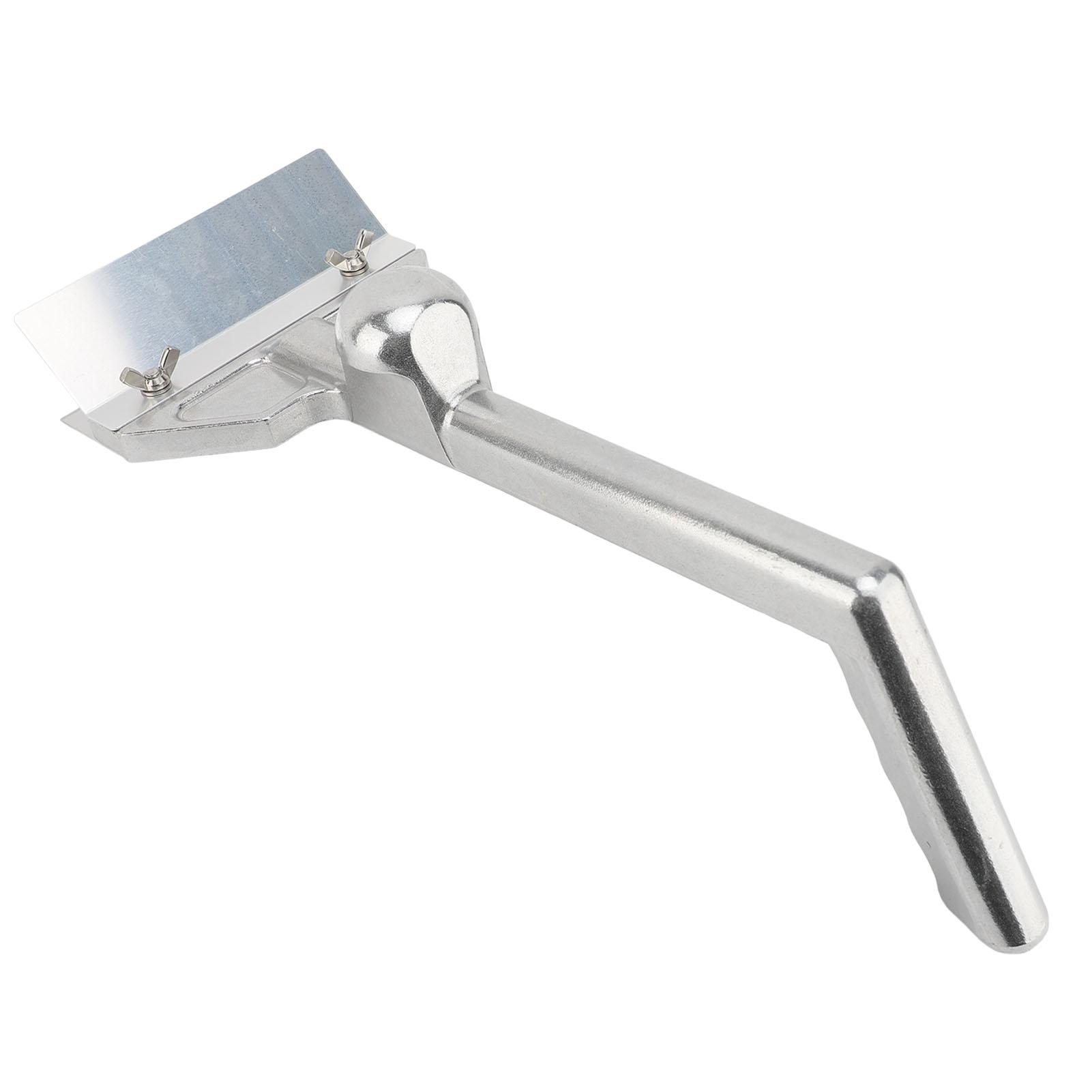 Hvy Duty Griddle Scraper for Flat Top, Flat Top Grill Scraper for Griddle with Ergonomic Aluminum Handle Commercial for Outdoor Home Commercial Use fo