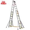 Zhongting Telescopic Folding Aluminum Alloy A-Frame Ladder