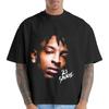 21 Savage T-Shirt, 21 Savage Rap T-Shirt, Konzert-Merchandise, Album-Merch, 90er Jahre Poster Grafik T-Shirt