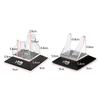 Acrylic Fishing Reel Display Holder Spinning Baitcasting Reel Stand Rack Durable Non Slip Water Drop Wheel Display Stand Support