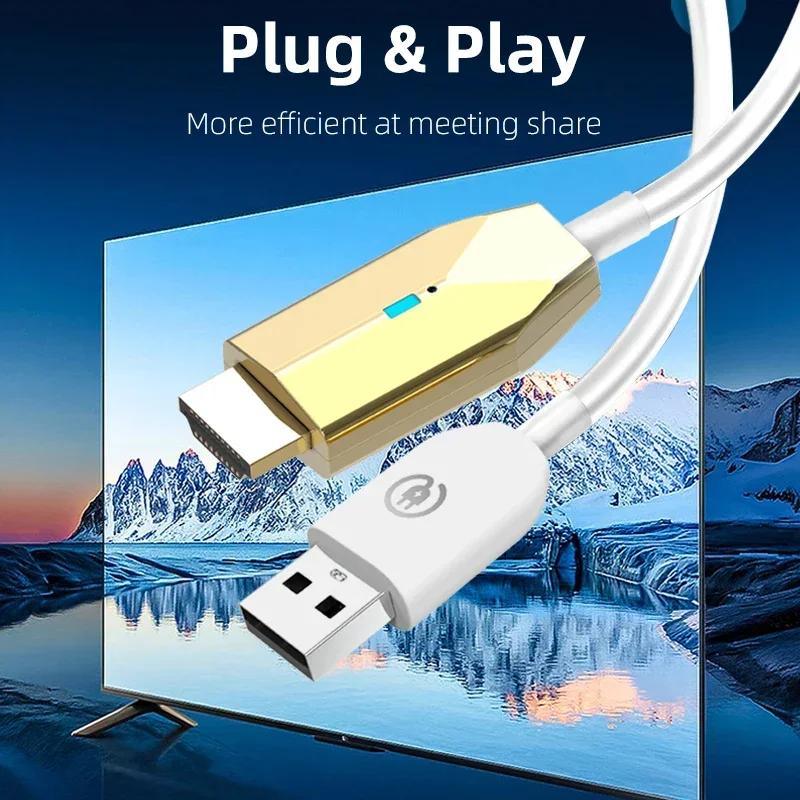 5.8G 1080P 30M Wireless HDMI-Compatible Video Audio Transmitter Receiver Extender Display Adapter Dongle For TV Box Monitor