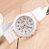 CQ106 Fashion Women Watch Silicone Student Couple Quartz Watch Fashion Leisure Clock Gift Watches for Woman
