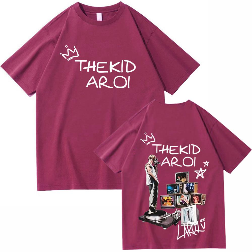 The Kid LAROI The First Time Tour 2026 Tshirt Unisex Unisex Harajuku Short Sleeve Oneck Casual Shirt