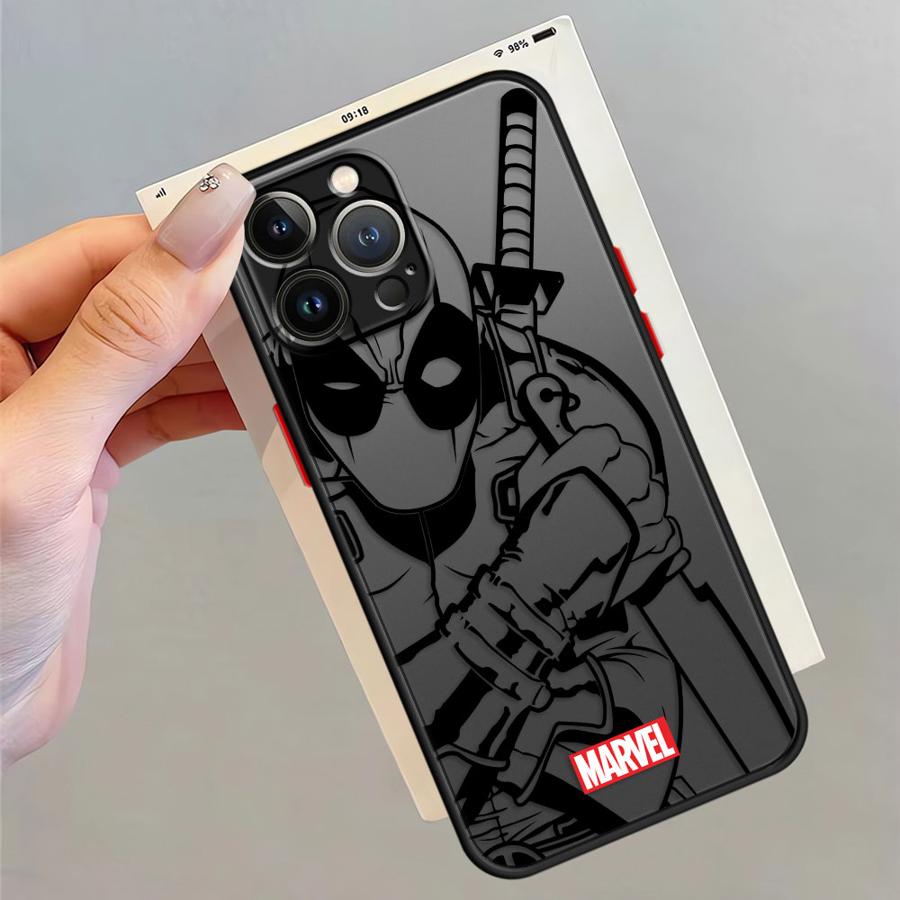 Phone Case for Apple iPhone 15 Pro Max 7 8 SE XR 12 Mini 11 Pro Max 6s 14 16 Pro XS X 16e SE 13 Pro TPU Cover Marvel Sipiderman