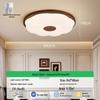 French Mid-Century Ceiling Light with American Retro and Song Dynasty Style - Eye-Friendly Lighting for Bedroom, Dining Room, or Study.