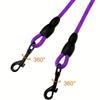 Dual Dog Leash - 360 Swivel No Tangle Walking Leash for Small Dogs - Double the Fun and Safety On Walks