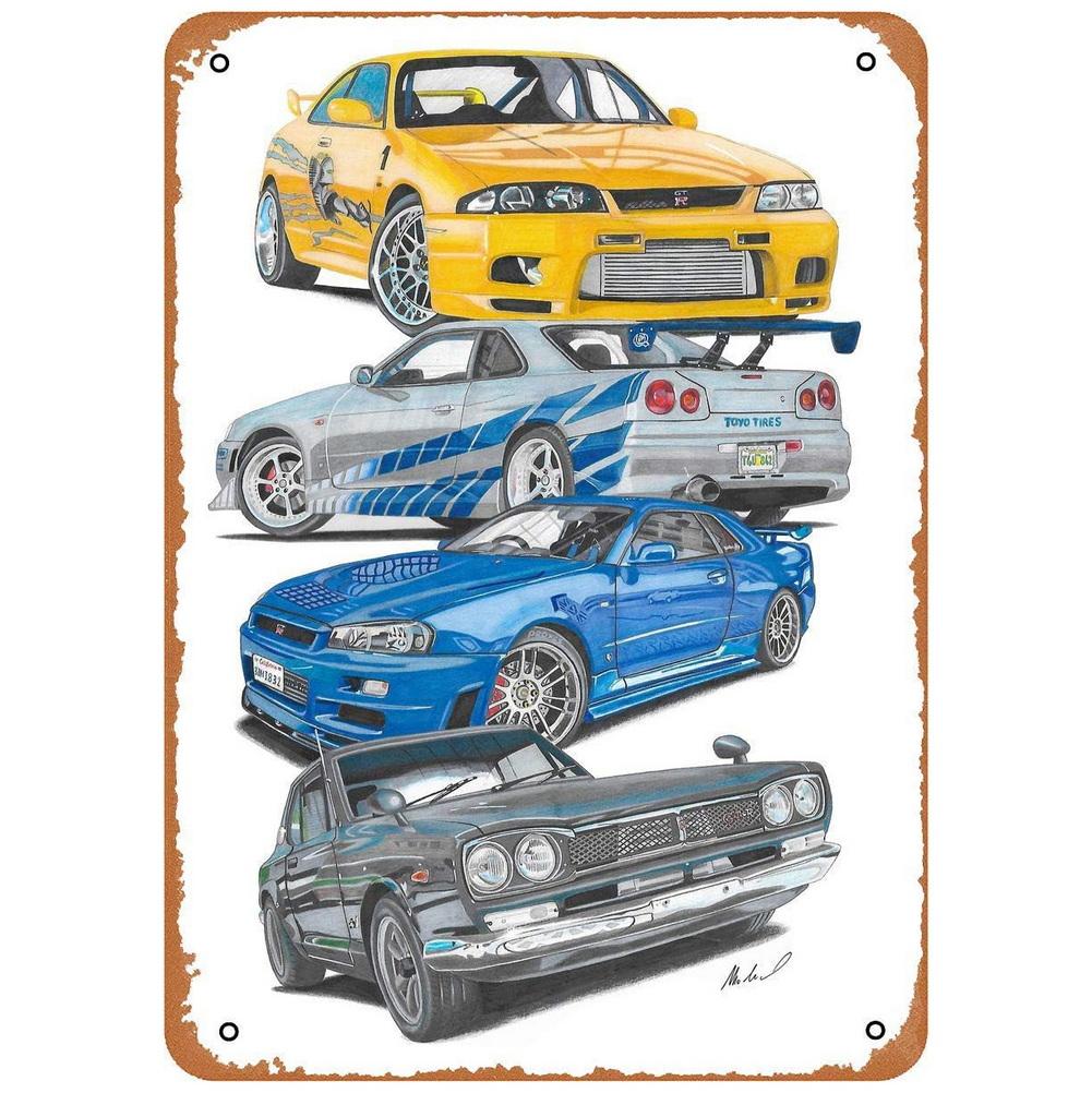 Vintage Metal Tin Signs Grand Prix Monaco78 Automobile Car Racing Wall Art Posters for Man Cave Cafe Bars Pubs Garage Decorat