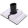 HVAC Wall Penetration Line Set Cover Kit Plastic Split AC Line Set Wall Cover with Soft Gasket for Indoor Outdoor   Conditioner