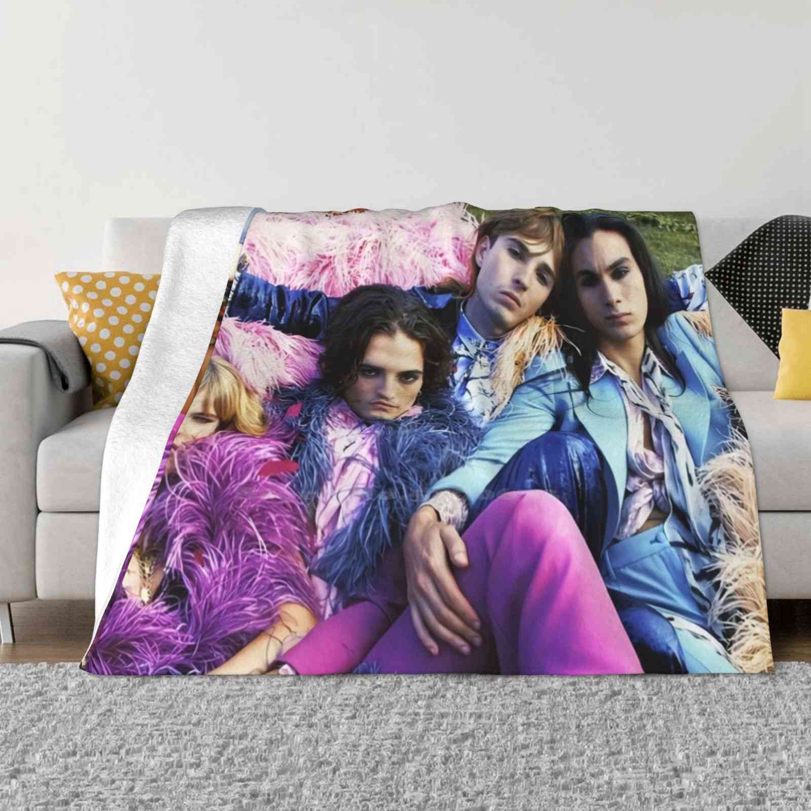 

Maneskin M  Neskin Merchandising All Sizes Soft Cover Blanket Home Decor Bedding Maneskin 2021 Maneskin Zitti E Buoni Esc 2021 30x40in