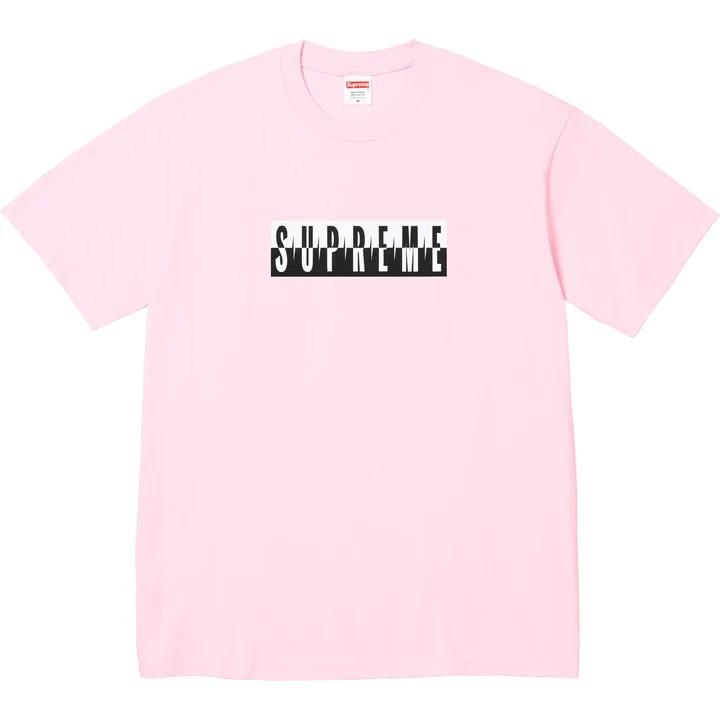 Supreme Split Tee Light Pink XL