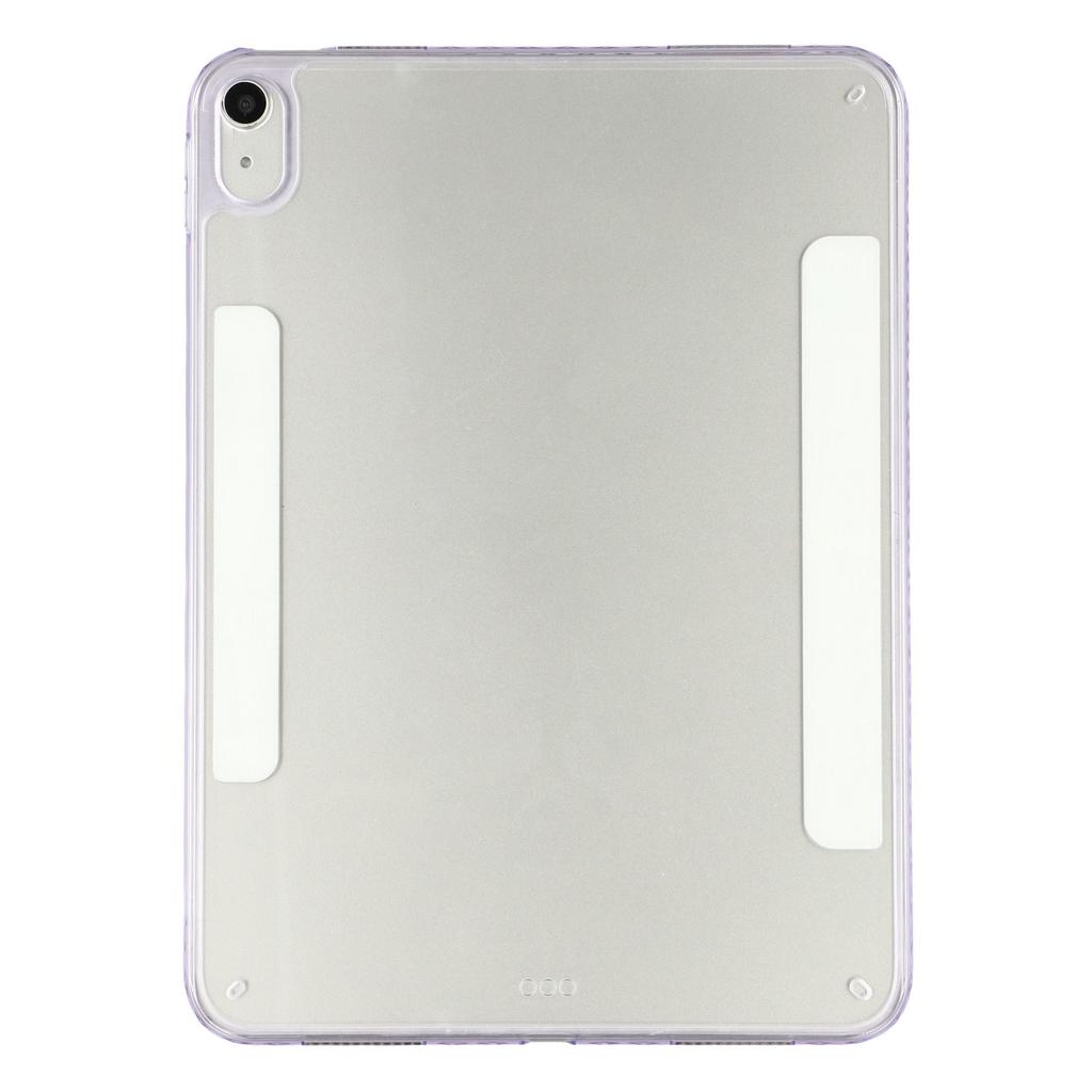 For iPad (2025)/10.9 (2022) Case Magnetic Dual Clasp PU TPU Acrylic Origami Stand Tablet Cover