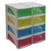 Stackable Plastic Drawer Storage Organizer Home Office Living Room Modular Design Multi-Purpose Shoe Storage Solution
