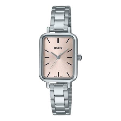 Women's Square Metal Band Wrist Watch LTP-V009D-4E