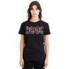 AC/DC Unisex Adult Plaid Logo T-Shirt
