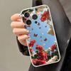 Fresh Little Flowers Phone Case For IPhone 17 16 15 14 Plus 13 12 11 Pro Max Phone Back Cover Transparent Shockproof Cover