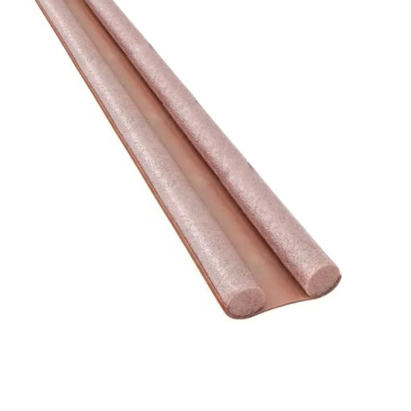 

Double Sided Door Bottom Seal Strips for Home Use Reduces Noise Draft Improves Indoor Comfort and Energy Saving коричневый