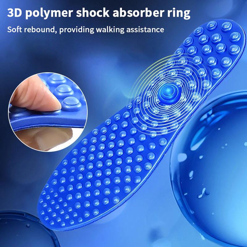 Finger Pressure Board Massage Insole Relieve Foot Fatigue Shoes Insoles Men Woman Shoe Pads Soft Sports Casual Shoes Sole 1Pair