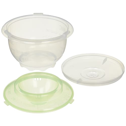 Pearl Metal Microwave Rice Cooker, Made In Japan, 1-Cup Rice Cooker, Range Gourmet C-244