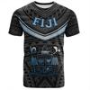 Fiji Polynesian 3D Print Men’s Oversized Round Neck Casual Short Sleeve Tee