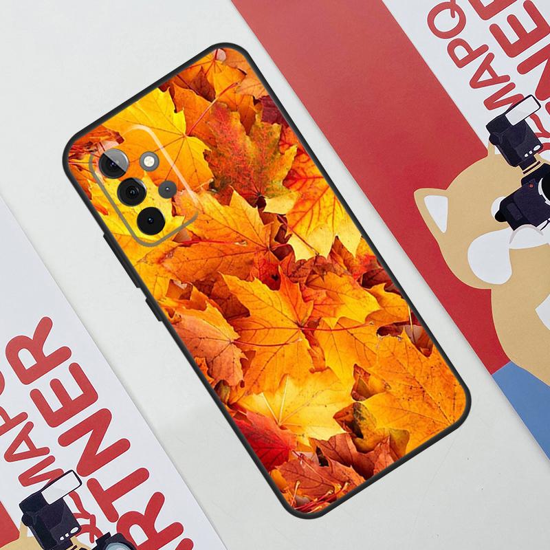 Autumn Leaves Case For Samsung Galaxy A34 A54 A14 A56 A36 A16 A06 A13 A53 A12 A22 A32 A52 A35 A17 A15 A55
