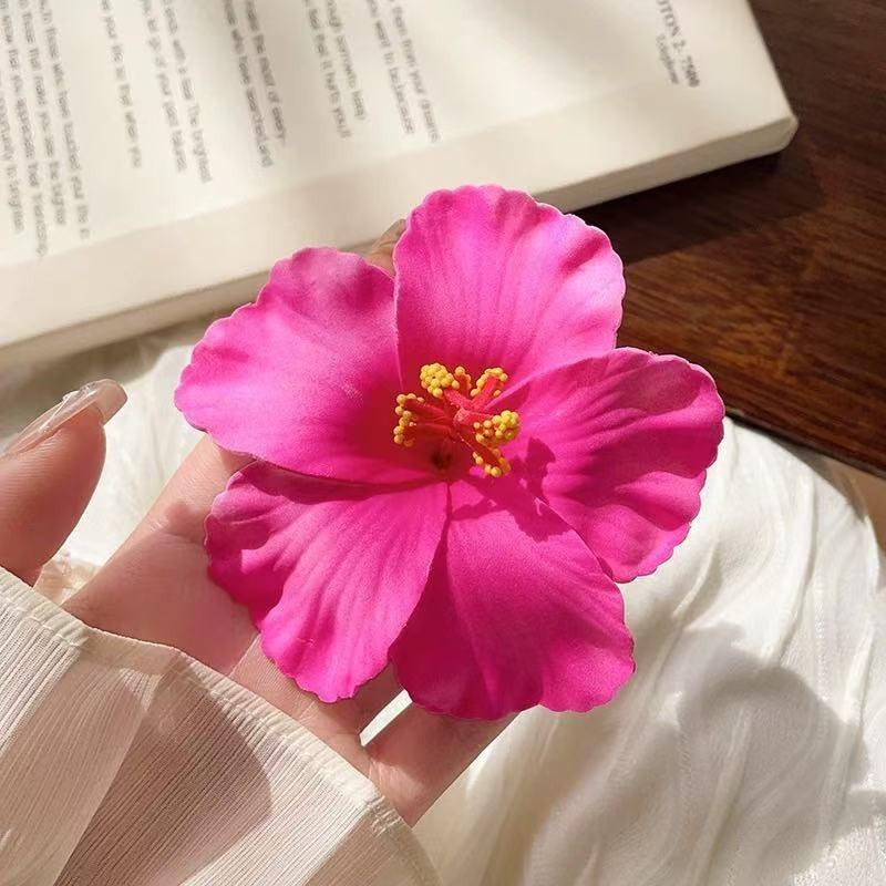 Exquisite Women's Floral Hair Clip, High-End Beach Vacation Accessory