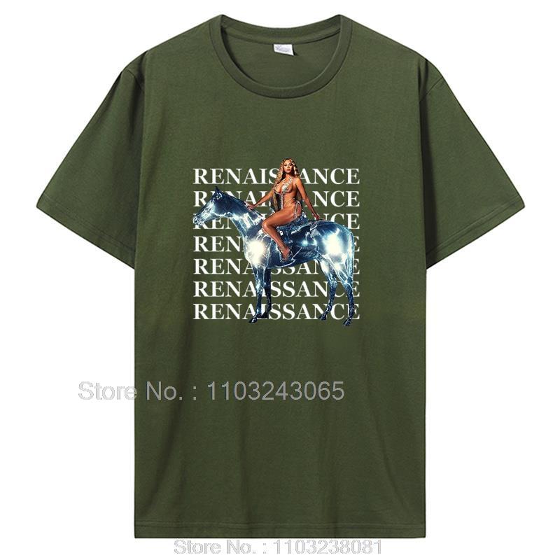 Singer New Album Beyonce Renaissance TShirt Tee For Fans Unisex Unisex Cotton Tshirt Fashion Tops Casual Streetwear