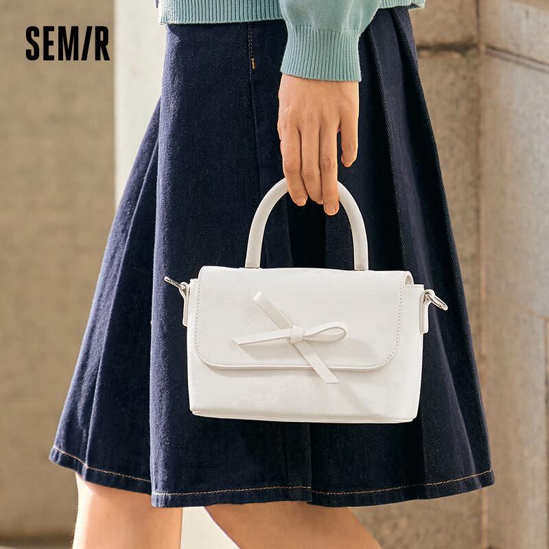 Semir Women s Bow Small Square Crossbody Bag One Size