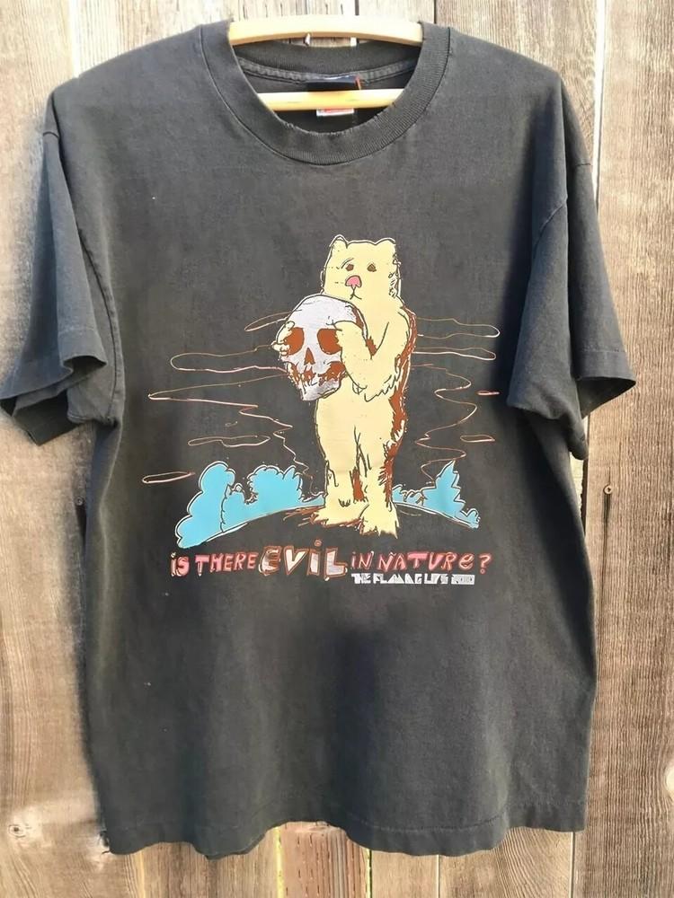 The Flaming Lips Tour Vintage Band Graphic Charcoal Unisex Tshirt Reprint S5XL L