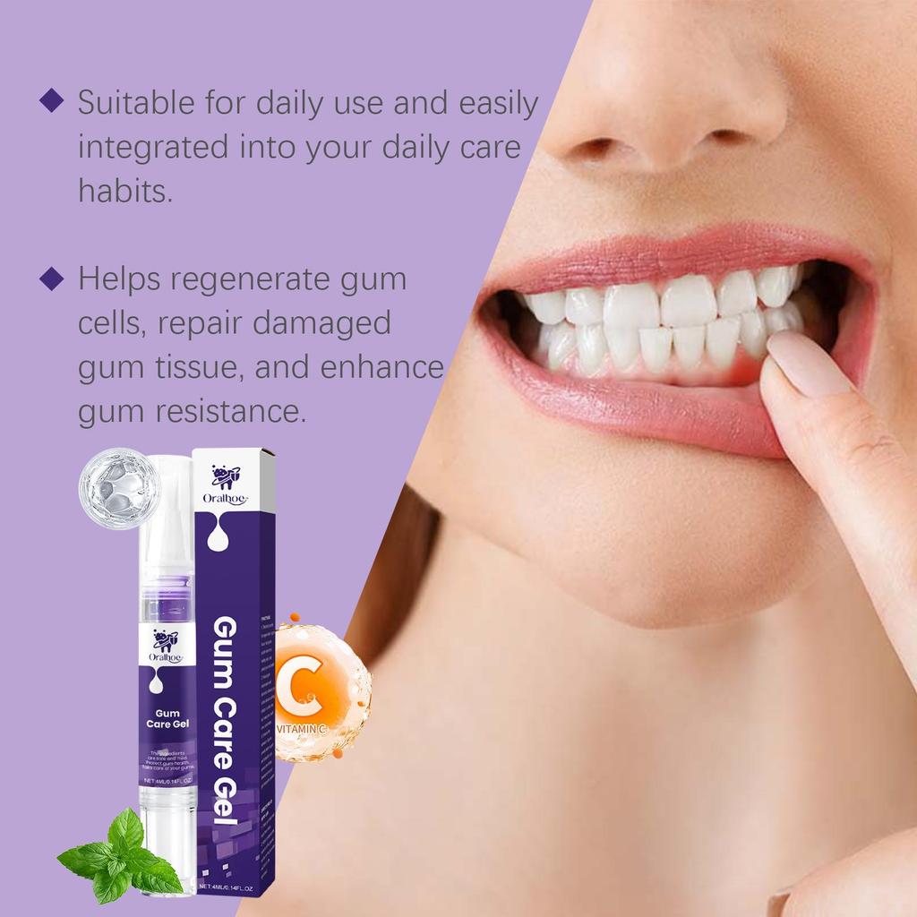 Siero Riparazione Rapida Gengive Viola Gel Cura Gengive Danneggiate Allevia Efficacemente Allergie Dentali Carie Dentale Pulizia Profonda Denti Dentifricio