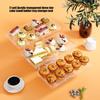 Clear 3 Layer Step Design Serving Tray For Cakes Dessert Display Stable Acrylic Structure Perfect For Celebration Event Home Decors Organizers