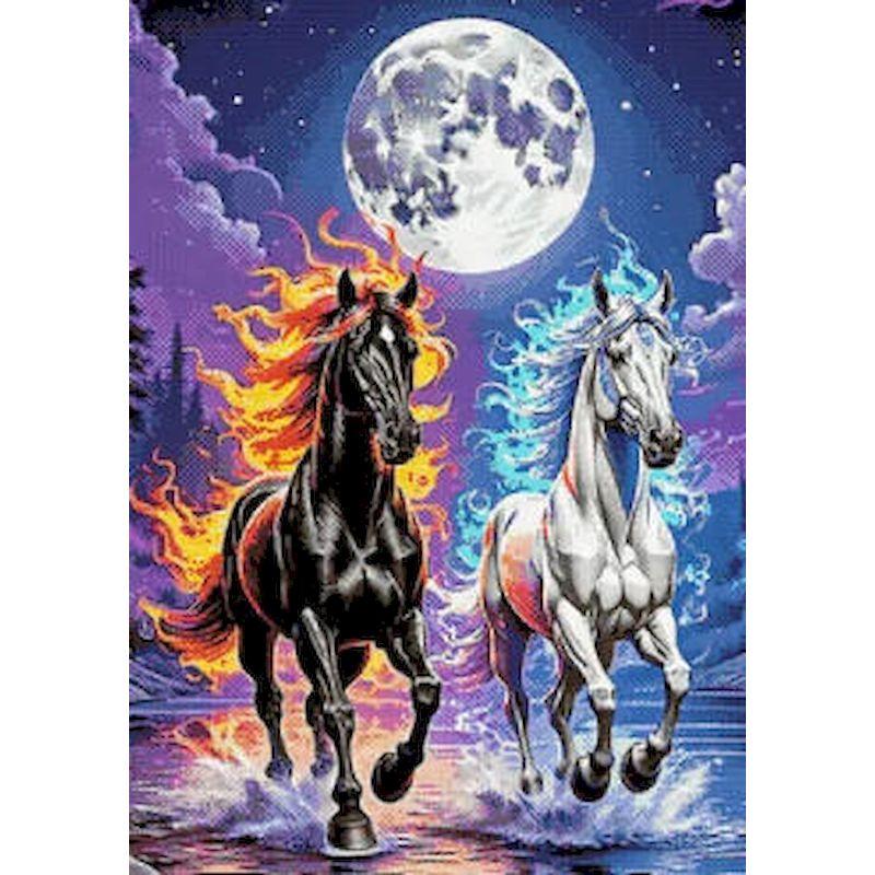 

GATYZTORY Horse Paint By Numbers Wall Decor Paintings On Number Animal 40x50cm Adults Crafts Acrylic on Canvas Paints 30x20cm no frame