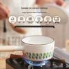 FUJIHORO Green Leaf Enamel Soup Pot