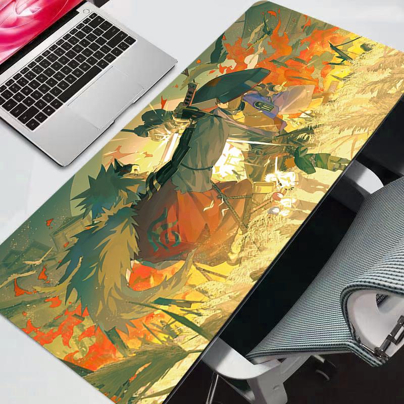 Anime Computer Mauspads Naruto Gamer Pads Großes Gaming Mauspads XXL Schreibtisch Mause Tastatur Teppich Langlebig