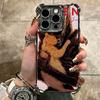 Cool A-Alien X-Xenomorph Plating Phone Case For Iphone 16 17 Pro Max Air 16E 14 15 Plus 12 13 Mini Anti-Fall Airabag Cover