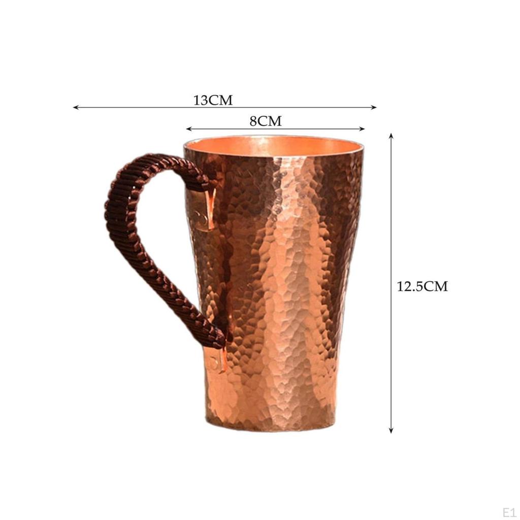 Thick Copper Drinking Cup Thickened Handmade Mug Handcrafted Tea for Home,