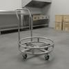 Stainless Steel Soup Bucket Cart Wheeled Insulated Trolley Food Service