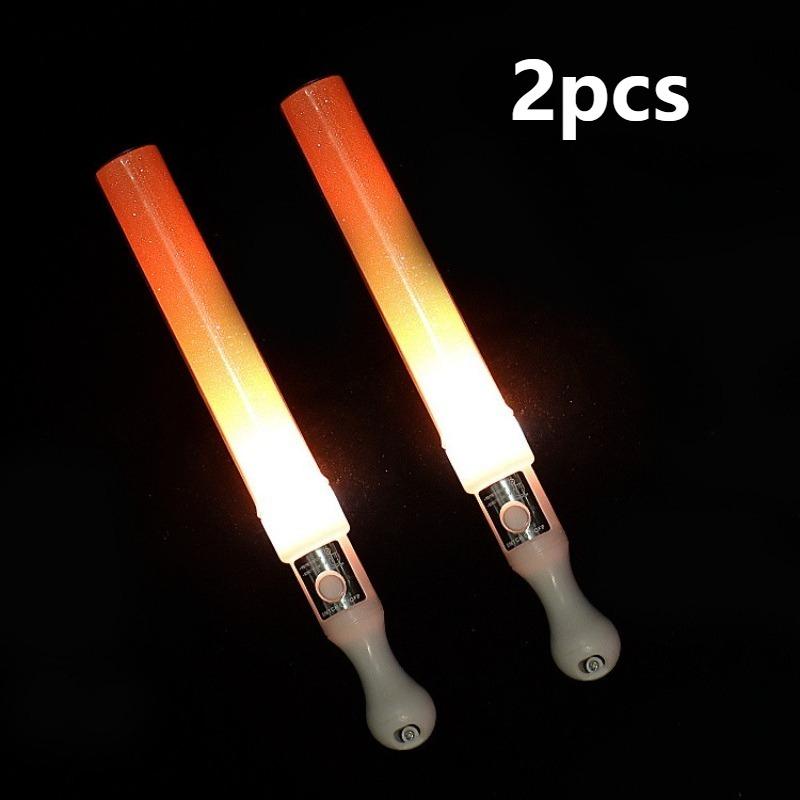 2pcs Heart Star Lightstick Glow Light Rods Concert Luminous Stick Flash Sticks Wedding Party Atmosphere Props