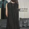 French Chic 2026 Sleeveless Vest Dress - Summer Drape Long Skirt, Thousands of Charms