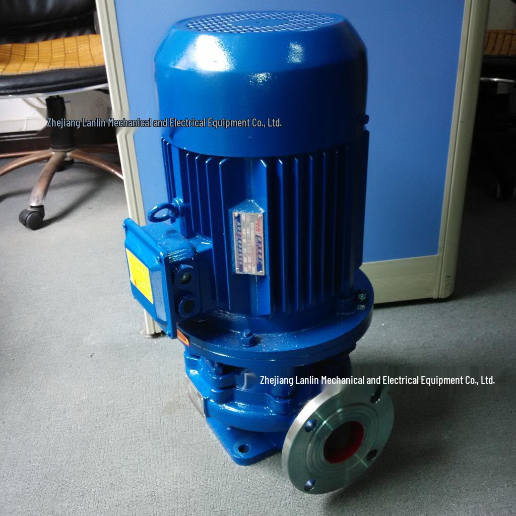 IHG65-160IA Stainless Steel Vertical Pipeline Pump - Single-Stage Centrifugal Hot Water Booster