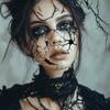 10 pièces Maquillage Corporel Halloween Autocollants Tatouages Toile d'Araignée Imperméable Tatouages Maquillage Performance