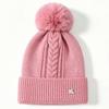 Ear Protection Knitted Cap Windproof Pompoms Hat Casual Winter Hat  Outdoor