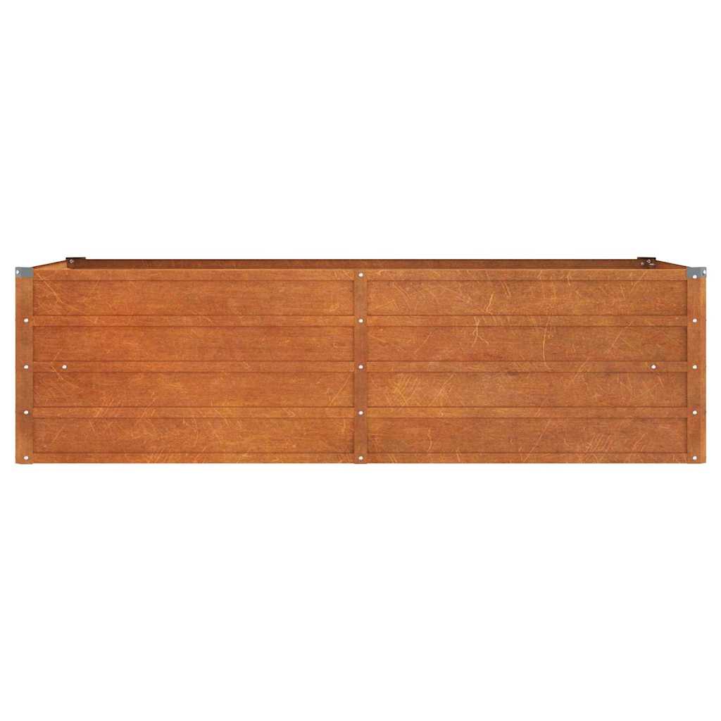 vidaXL Hochbeet Rostig 160x80x45 Cm Cortenstahl