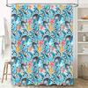 Unframed Lemur Shower Curtain Tropical Rainforest Animal Pattern Bathroom Decor Nature Wildlife Shower Liner Waterproof Home Tex