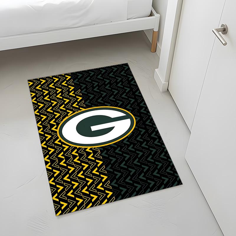 Green Bay Packers (19) Rug Suitable For Living Rooms Bedrooms Computer Rooms Dining Areas And Placement Under Tables And Chairs Also An Ideal Choice F