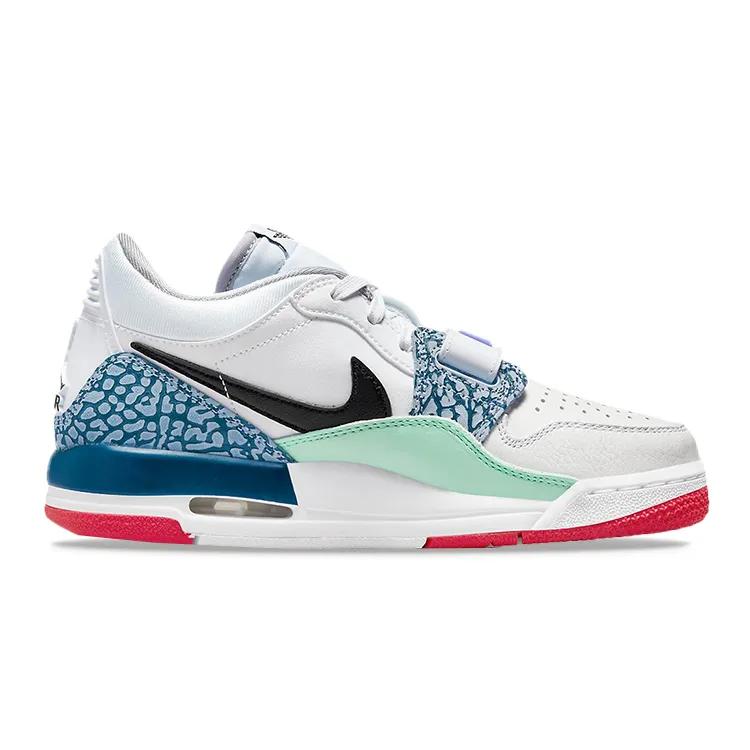 Air Jordan Legacy 312 Low Grade School 'Easter' (Unisex) White / Valerian Blue Kids' Basketball Shoes DV9127 101