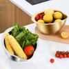 Rice Washer Strainer Bowl Stainless Steel 304 Washing Bowl Rice Strainer for Washing Fruits Vegetables and GrainsKitchen Tools