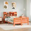 VidaXL Lit bibliothèque sans matelas cire marron 140x200 cm pin massif 3309964